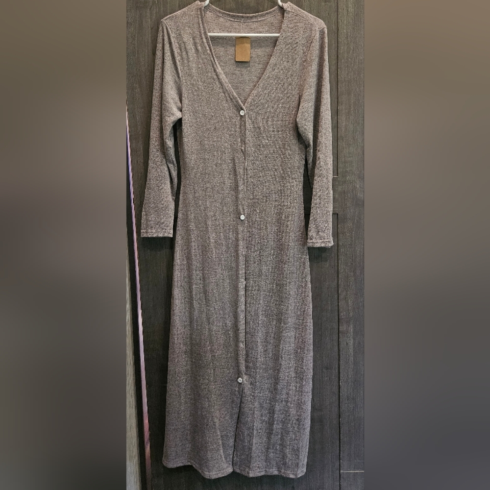 Heather Purple Cardigan/Dress‎